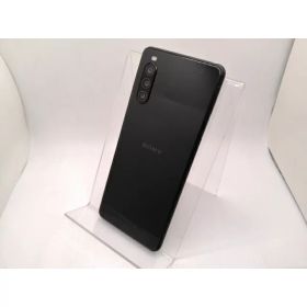 【中古】SONY au 【SIMロック解除済み】 Xperia 10 II ブラック 4GB 64GB SOV43【三宮センター】保証期間1ヶ月【ランクC】