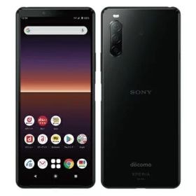 【SIMロック解除済】docomo Xperia10 II SO-41A Black SONY 当社3ヶ月間保証 中古 イオシス