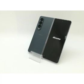 【中古】SAMSUNG docomo 【SIMフリー】 Galaxy Z Fold4 12GB 256GB SC-55C グレイグリーン【静岡】保証期間1ヶ月【ランクB】