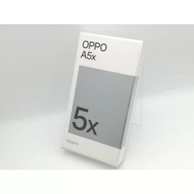 【未使用】Oppo 国内版 【SIMフリー】 OPPO A5x 4GB 128GB ブルー【中野】保証期間3ヶ月