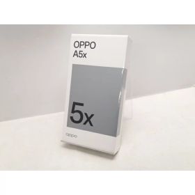【未使用】Oppo 国内版 【SIMフリー】 OPPO A5x 4GB 128GB ホワイト【仙台駅東口】保証期間3ヶ月