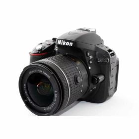 【中古】 ニコン Nikon D5300 レンズキット ブラック 美品 Wi-Fiでらくらく 当店保証30日間 人気 ミラーレス 一眼レフ 交換レンズ カメラ