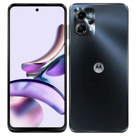 【中古】【安心保証】 MOTOROLA moto g13 XT2331-3[128GB] SIMフリー マットチャコール イオンモバイル版