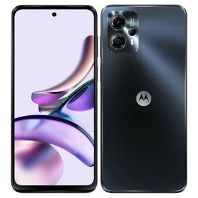 【中古】【安心保証】 MOTOROLA moto g13 XT2331-3[128GB] SIMフリー マットチャコール mineo版