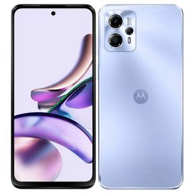 【中古】【安心保証】 MOTOROLA moto g13 XT2331-3[128GB] SIMフリー ラベンダーブルー