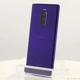 【中古】SONY(ソニー) Xperia 1 64GB パープル SO-03L docomoロック解除SIMフリー 【348-ud】