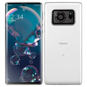 【中古】Aランク【目立った傷や汚れなし】SIMフリー A101SH SHARP AQUOS R6 ホワイト 利用制限〇(白ロム) 送料無料
