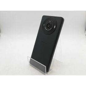 【中古】SHARP docomo 【SIMフリー】 AQUOS R8 pro ブラック 12GB 256GB SH-51D【柏】保証期間1ヶ月【ランクB】
