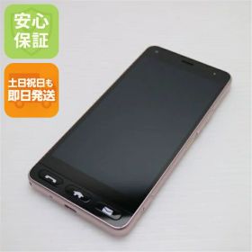 【中古】 新品同様 Y!mobile 705KC かんたんスマホ ピンク スマホ 本体 白ロム 中古 土日祝発送OK