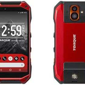 【中古】Cランク 【傷や汚れあり】 SIMロック解除済み 元au TORQUE G04 KYV46 レッド ネットワーク利用制限〇(白ロム) 送料無料 simフリー スマホ 本体