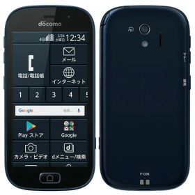 【中古】Cランク【傷や汚れあり】 SIMフリー F-03K 富士通 らくらくスマートフォンme docomo ブラック 利用制限〇(白ロム) 送料無料