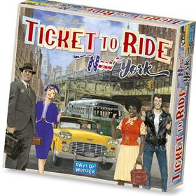 ホビージャパン チケット・トゥ・ライド: ニューヨーク 多言語版 (2-4人用 10-15分 8才以上向け) ボードゲーム