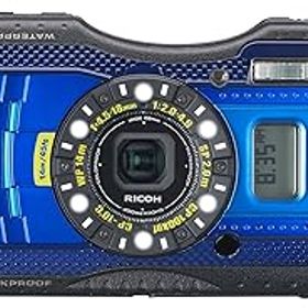 【中古】RICOH 防水デジタルカメラ RICOH WG-4GPS ブルー 防水14m耐ショック2.0m耐寒-10度 RICOH WG-4GPSBL 08558