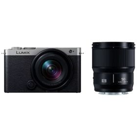 Panasonic（パナソニック） フルサイズミラーレス一眼カメラ ダブルレンズキット LUMIX（ルミックス） S9 DC-S9W-S ダークシルバー