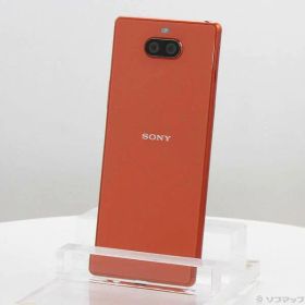 【中古】SONY(ソニー) Xperia 8 64GB オレンジ SOV42 auロック解除SIMフリー 【377-ud】