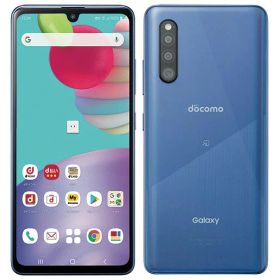 【中古】Cランク【傷や汚れあり】 SIMフリー SC-41A SAMSUNG Galaxy A41 ブルー 利用制限〇(白ロム) 送料無料