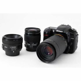 【中古】 ニコン Nikon D7500 単焦点&標準&望遠トリプルレンズセット 美品 当店保証30日間 人気 ミラーレス 一眼レフ 交換レンズ カメラ