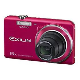 【中古】CASIO デジタルカメラ EXILIM EXZS26RD 1610万画素 光学6倍ズーム 広角26mm EX-ZS26RD レッド 9jupf8b