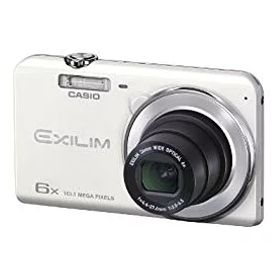 【中古】CASIO デジタルカメラ EXILIM EXZS26WE 1610万画素 光学6倍ズーム 広角26mm EX-ZS26WE ホワイト 9jupf8b