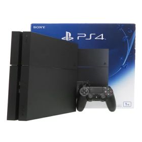 【SIE】ソニーインタラクティブエンタテインメント『PlayStation4 プレイステーション4 1TB Jet Black』CUH-1200B B01 ゲーム機本体 1週間保証【中古】