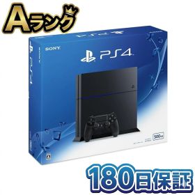 【中古】 整備済み品 SONY ソニー PlayStation 4 本体 500GB CUH-1200AB01 ジェット・ブラック 動作確認済 厳格検品 徹底除菌清掃済 高品質 送料無料 翌日配送 PS4 プレステ4 プレイステーション4 ぷれすて4 プレステ 中古 180日保証