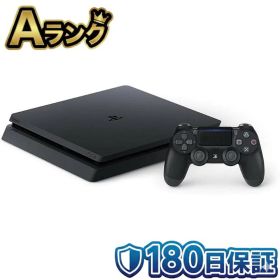 【中古】 整備済み品 SONY ソニー PlayStation4 PS4 本体 ジェット・ブラック 500GB CUH-2100AB01 薄型 スリム プレステ4 プレイステーション4 動作確認済 検品済 除菌清掃済 送料無料 迅速発送 翌日配送 人気 ギフト 黒 ぷれすて4 中古 180日保証