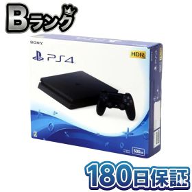 【中古】 整備済み品 SONY PlayStation 4 ジェット・ブラック 500GB CUH-2100AB01 本体 PS4 プレステ4 プレイステーション4 スリム 徹底除菌清掃済 高品質 送料無料 翌日配送 人気 ゲーム機 プレステ ぷ