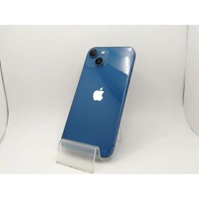 【中古】Apple docomo 【SIMフリー】 iPhone 13 256GB ブルー MLNM3J/A【川崎駅前】保証期間1ヶ月【ランクC】