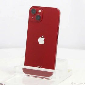 【中古】Apple(アップル) iPhone13 128GB プロダクトレッド MLNF3J／A SIMフリー 【198-ud】
