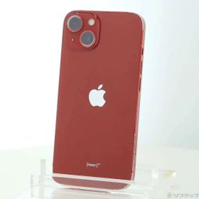 【中古】Apple(アップル) iPhone13 128GB プロダクトレッド MLNF3J／A SIMフリー 【247-ud】