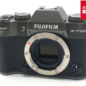 【中古】 【並品】 フジフイルム X-T50 ボディ チャコールシルバー 【ミラーレス一眼】 【6ヶ月保証】