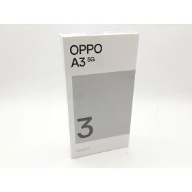 【未使用】Oppo ymobile 【SIMフリー】 OPPO A3 5G 4GB 128GB ブラック【府中ル・シーニュ】保証期間3ヶ月