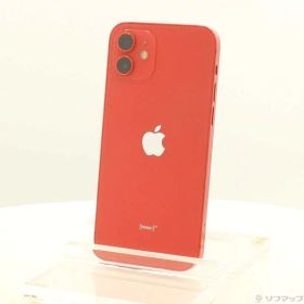 【中古】Apple(アップル) iPhone12 64GB プロダクトレッド MGHQ3J／A SIMフリー 【269-ud】