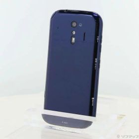 【中古】FUJITSU(富士通） らくらくスマートフォン 32GB ネイビー F-42A docomoロック解除SIMフリー 【377-ud】