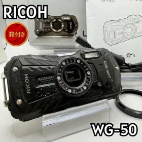 【動作確認済み】RICOH WG-50 防水カメラ 箱付き ブラック