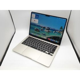 【中古】Apple MacBook Air 13インチ M3(CPU:8C/GPU:8C) 8GB/256GB スターライト MRXT3J/A (13インチ, M3, 2024)【鹿児島中町】保証期間１ヶ月【ランクB】