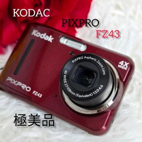✨️極美品Kodak PIXPRO FZ43 レッド コンパクトデジカメ乾電池