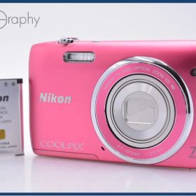 【動作保証】 ニコン Nikon COOLPIX S3500 7x バッテリー付属 同梱無料 #my164