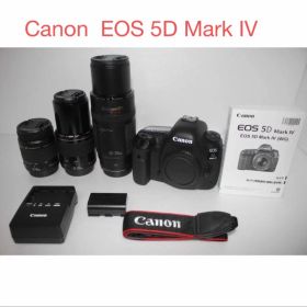 保証付き/canon EOS 5D Mark IV/トリプルレンズセット