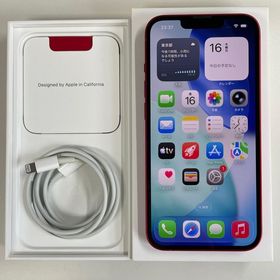 ★利用制限〇★ iPhone 13 256GB レッド SIMロック解除済