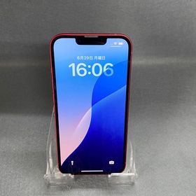超美品 Appleストア版 SIMフリー iPhone13 128GB レッド色