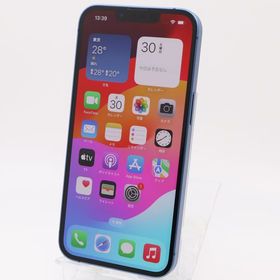 SIMフリー iPhone13 256GB ブルー バッテリー状態72%