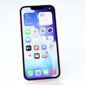 【ジャンク＊動作可】docomo SIMフリーiPhone13 128GB レッド