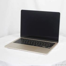 ソフマップ 〔中古品〕 MacBook Air 13.6-inch Early-2024 MXCU3J／A Apple M3 8コアCPU_10コアGPU 16GB SSD512GB スターライト 〔26.3 Tahoe〕【349】