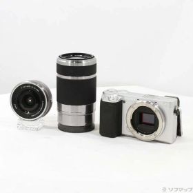 【中古】SONY(ソニー) α6400 ILCE-6400Y ダブルズームレンズキット シルバー 【258-ud】