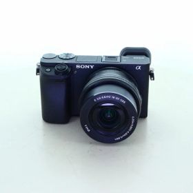 【中古】 (ソニー) SONY α6400 パワーズームキット ブラック [ILCE-6400K B]【中古カメラ デジタル一眼】 ランク：B