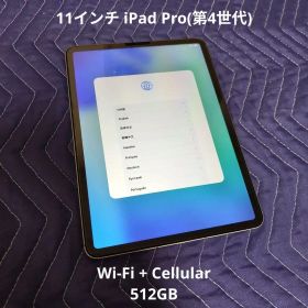 iPad Pro (第4世代) 11インチ スペースグレイ 512GB セルラ…