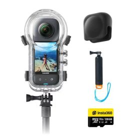Insta360 X3 |360度カメラ アクションカメラ 新型1/2インチ48MPセンサー IPX8防水 5.7K360度動画 72MP360度写真 手ブレ補正 アクティブHDR 4K一人称視点 60fps自撮り 360度水平維持 AI編集