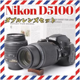 ダブルレンズセット❤️Nikon D5100❤️可動式モニター✨デジタル一眼レフ