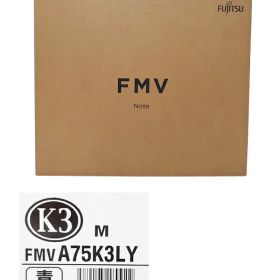 【FUJITSU】【未使用品】フジツウ『FMV Note A / 16inch / Core i7 / 16GB / 512GB / メタリックブルー』FMVA75K3LY ノートパソコン 1週間保証【中古】